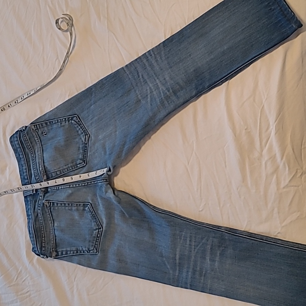 Rag & Bone The Dre slim straight jean sz 25 style W1590K880 Bradford medium wash - Picture 8 of 11